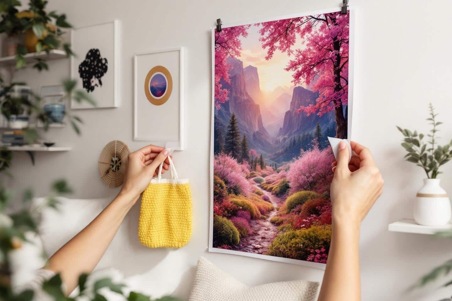 Accrochage affiche sans clou : techniques et solutions pratiques