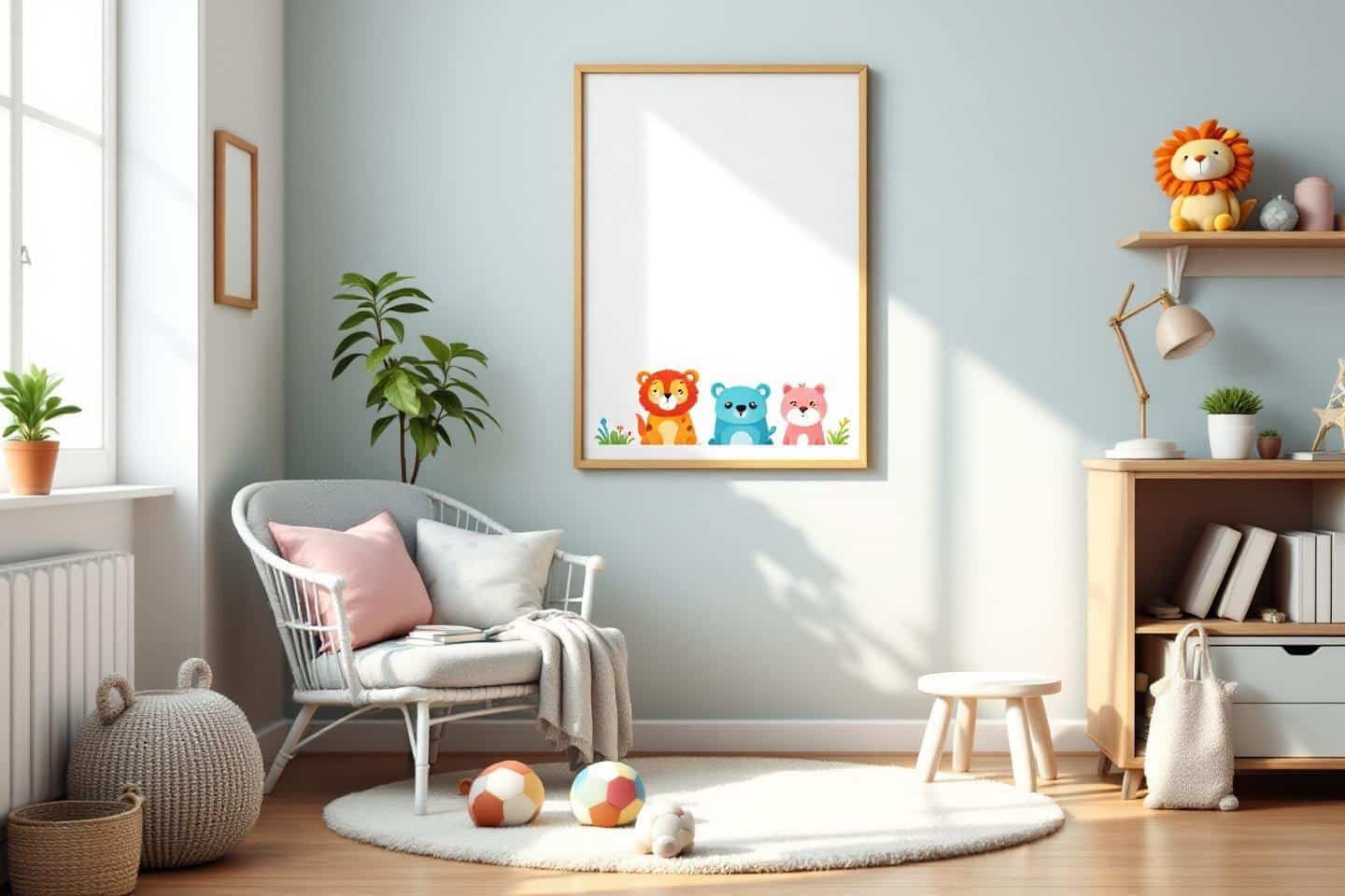 Poster chambre enfant personnalisé : idées et créations uniques